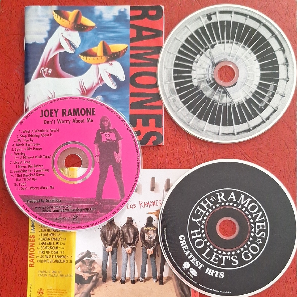 Ramones CD Collection - Pink & Black 3 CD Disc Set